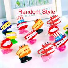 MINKOJA 1/2/4/6/8/12/18/24PCS Chattering Teeth Wind Up Toy Walking Teeth, Clockwork Toys, Teeth Clockwork Walking Toys, Funny Teeth Toys, Gags Practical Joke Toys, Birthday Party Favors, Gift Bag Stuffer, Pinata Filler, Random Colors And Styles - Multicolor - View 14