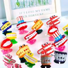 MINKOJA 1/2/4/6/8/12/18/24PCS Chattering Teeth Wind Up Toy Walking Teeth, Clockwork Toys, Teeth Clockwork Walking Toys, Funny Teeth Toys, Gags Practical Joke Toys, Birthday Party Favors, Gift Bag Stuffer, Pinata Filler, Random Colors And Styles - Multicolor - View 13