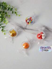 10PCS Candy Shaped Fillable Mini Gift Boxes Reusable Chocolate Candy Decor Boxes For Party Wedding Mother's Day - Multicolor - View 1