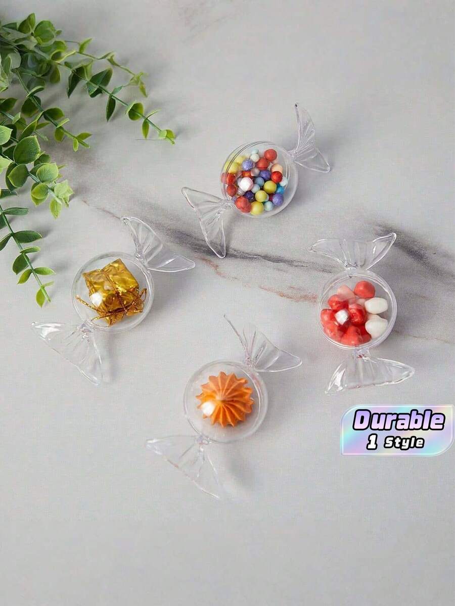 10PCS Candy Shaped Fillable Mini Gift Boxes Reusable Chocolate Candy Decor Boxes For Party Wedding Mother's Day - Multicolor - View 1