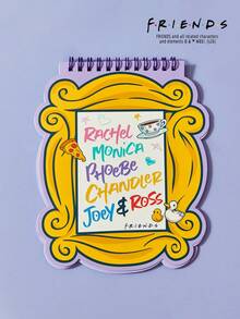 FRIENDS X POKOJA LAND 1 Colorful Memo Pad American TV Series Theme Spiral Notebook - one-size - View 6