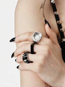 MortiRose Juego de Anillos - Multicolor - Ver 1