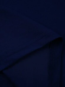 Rovax 女款休閒圓領短袖口號印花上衣與短褲套裝 - 彩色 - 查看 4