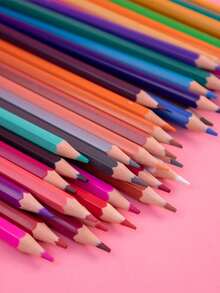 1Set 12 18 24 36 48 Vibrant Multicolor Pre Sharpened Colored Pencils Set For Students Adults Drawing Sketching Coloring Blending Shading Art Supplies Ideal Halloween Christmas New Year Gift Back To School Teens Artists School Supplies Must Haves - multicolor - View 2