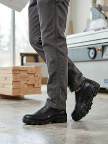 Men Work & Utility Shoes - Black - View 1