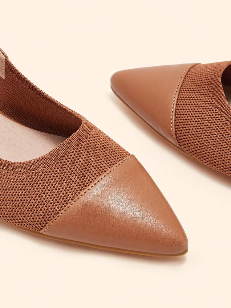 CUCCOO BASICS Women's Shoes Classic Simple Fashion Women's Flat Shoes Net Splicing Women's Shoes Elegant Elegant Wear