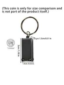 Foldable Mini Nail Clipper, Portable Single Nail Cutter, Nail Trimming Tool - Silver - View 4