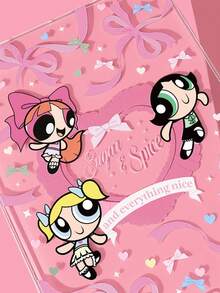 THE POWERPUFF GIRLS X SHEIN Cartoon Pattern Anti-Drop Protective Flat Protective Case - Multicolor - View 3