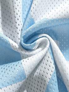 AXEPEAK Men's Digital Print Casual Versatile Daily Wear Short Sleeve T-Shirt - Baby Blue - View 6