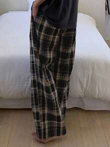 DAZY Men's Plaid Multi-Color Casual Home Pants, Spring & Summer, Fall Pajama, Winter - Multicolor - View 2