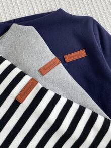 3 Sets Baby Boy Clothes Chic Striped Solid Long Sleeve Soft Squishy 2 Pieces Sets Outfits Tops Sweat Pants Shirts Bottoms Vacation Spring Fall - Multicolor - View 5