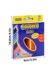 1Set 12 18 24 36 48 Vibrant Multicolor Pre Sharpened Colored Pencils Set For Students Adults Drawing Sketching Coloring Blending Shading Art Supplies Ideal Halloween Christmas New Year Gift Back To School Teens Artists School Supplies Must Haves - multicolor - View 12