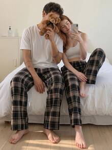 DAZY Men's Plaid Multi-Color Casual Home Pants, Spring & Summer, Fall Pajama, Winter - Multicolor - View 6