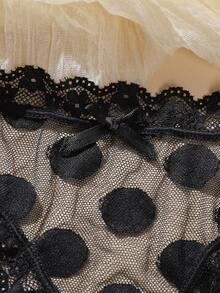 Seduluxe Women's Sexy Lace Patchwork Panties - Black - View 3