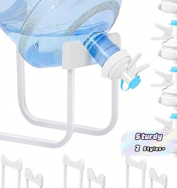 Soporte para hervidor y válvula de agua, soporte antideslizante para botellas de agua, portavasos de plástico reutilizable para grifo