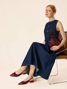CUCCOO BASICS Klassische, einfache Mode Damen Flache Schuhe mit Netz-Einsätzen, elegante Damenschuhe für eleganten Stil - Fliegendes Weben Burgund - Übersicht 3