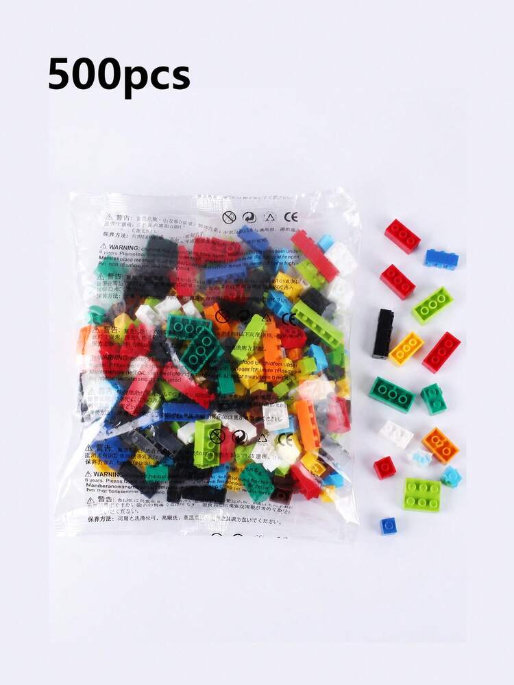 MINKOJA 大宗小尺寸散裝積木 300-1500PCS，DIY 相容積木，教育生日禮物 - 彩色 - 查看 5