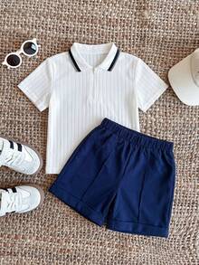 Azul y blanco