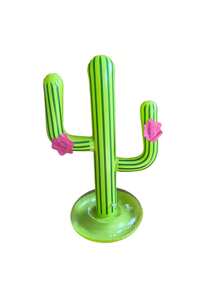 1/2 Set Inflatable Cactus Ring Toss Game, Durable PVC Pool & Beach Party Toy, Outdoor Water Throwing Game For Backyard Wedding Birthday Holiday Gift - Multicolor - View 7