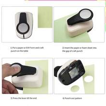 Circular Puncher Cutting Tool Circular Suitable For Paper Art, Card Making, Bookkeeping, And Student Use - 2 Inch 50mm Circle Puncher - View 4