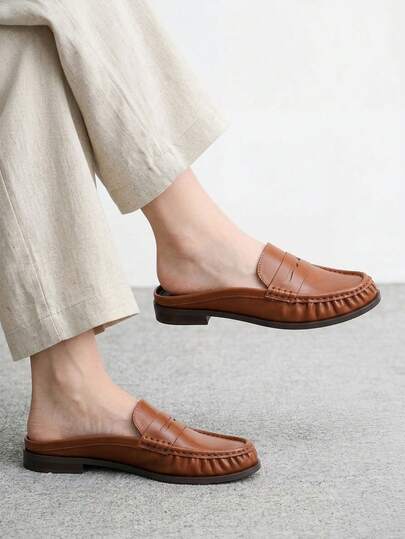 CUCCOO BIZCHIC Giày bệt thoải mái, mềm mại, phong cách retro dành cho nữ.
