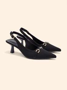 CUCCOO BASICS Women's Fashion High Heel Shoes - Black - View 1
