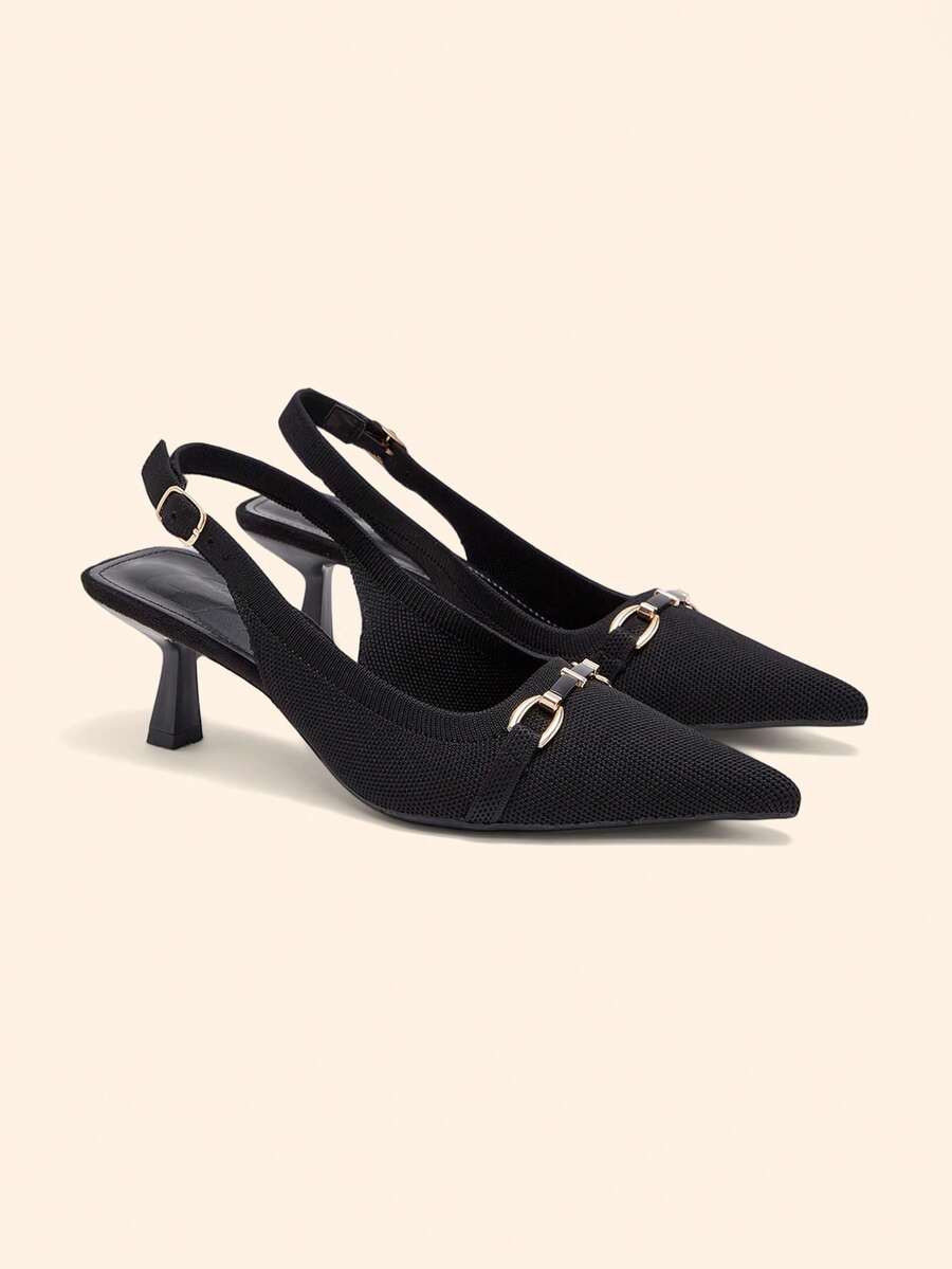CUCCOO BASICS Women's Fashion High Heel Shoes - Black - View 1
