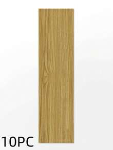 10packs Self Adhesive Wood Grain Floor Stickers Waterproof Removable Durable PVC Vinyl Planks Easy Install For Living Room Bedroom Kitchen Bathroom Home Renovation DIY Decor Underlayment - multicolor - View 11