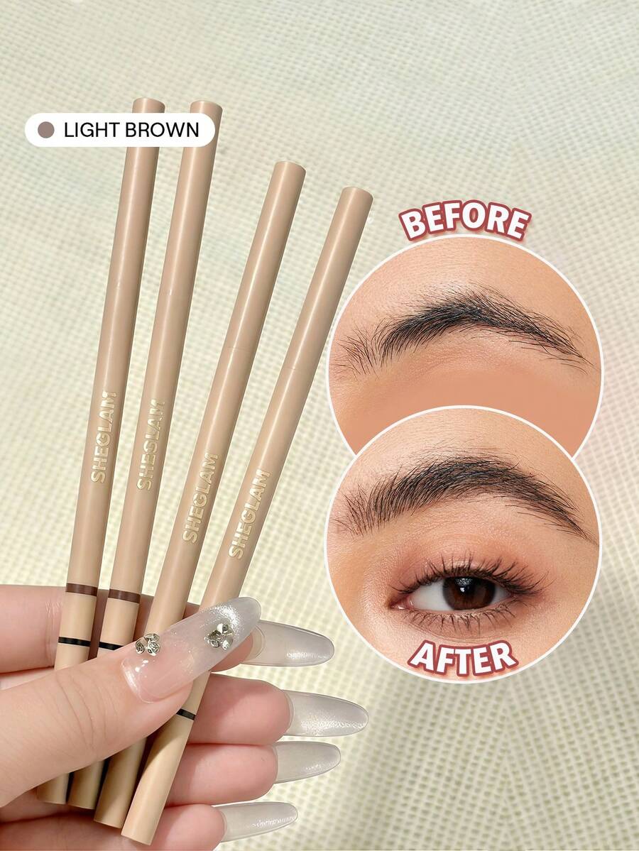 SHEGLAM Insta-Fill Brow Pencil - Light Brown Brow Pomade Brand Beauty Cosmetic Makeup For Women And Girls