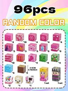 MINKOJA MINKOJA Magnetic Blocks - Building Block For Kids Ages 3-6, Magnet Blocks Cubes For Boys Girls, Stacking Magnet Toy, ,Travel Toy,Easter,Building Blocks,Building Block Sets,Magnetic Blocks - color - View 9