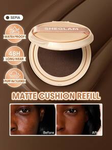 SHEGLAM Lock & Go Long-Lasting Cushion Foundation (Refill)-Sepia - Sepia - View 1