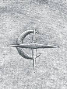 Manfinity Hypemode Men's Moon And Star Pattern Double-Layer Hooded Long Sleeve Sweatshirt - Light Grey - View 3
