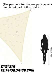 Portable Outdoor Camping Sun Shade Canopy - Beige - View 6