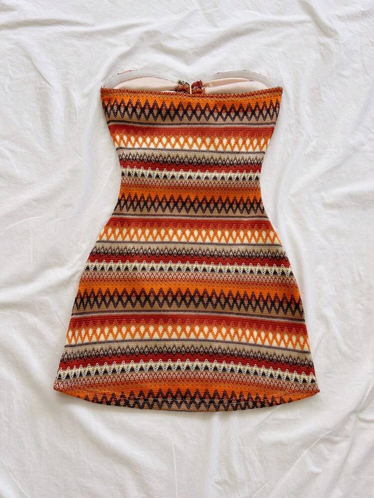 mecca geo print mini dress Mecca Geo Print Mini Dress