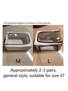 1PC Foldable Clear Window Steel Frame Under Bed Storage Box No Assembly Stackable Dust Proof Shoe Organizer For Closet Bedroom Entryway Home Organizer - View 2