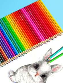 1Set 12 18 24 36 48 Vibrant Multicolor Pre Sharpened Colored Pencils Set For Students Adults Drawing Sketching Coloring Blending Shading Art Supplies Ideal Halloween Christmas New Year Gift Back To School Teens Artists School Supplies Must Haves - multicolor - View 8