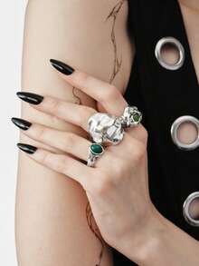 MortiRose Ring Set - Multicolor - View 1