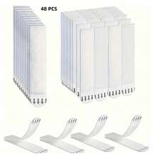 48 Pieces Heavy-Duty Picture Hanging Strips - No Nails Required, No Damage, Easy To Remove - 48 Pieces For Frame Mounting Strips - Multicolor - View 15