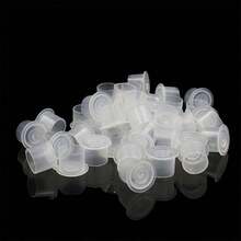 1000Pcs Tattoo Ink Cup Covers With Base, Disposable Tattoo Ink Cups, Tattoo Supply Set - Clear - View 6