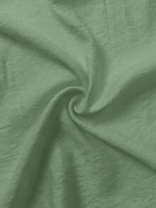 Linhara Plus-Size Woven Sexy Vacation Casual Summer Halter Tops And Vests - Green - View 3