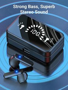 Teckwe ABS1200mah,Wireless Earphones, In-Ear, Noise Proof, Super Long Battery Life, TWS Touch Control Stereo Sports Earbuds, Available In Multiple Colors, Essential For Daily Use - View 2
