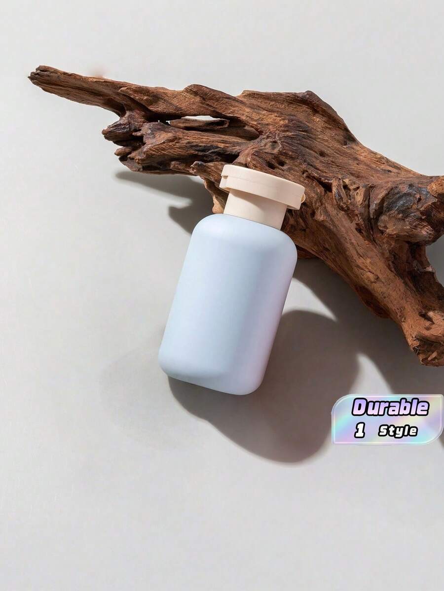 便携式旅行洗漱用品瓶,翻盖挤压式分配器,适用于洗发水、沐浴露和润肤露,可重复灌装的化妆品容器 - 藍色 - 查看 1