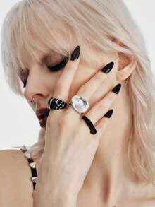 MortiRose Juego de Anillos - Multicolor - Ver 5