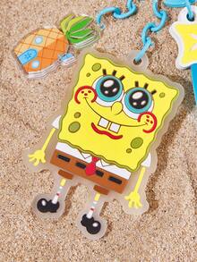 SpongeBob SquarePants | SHEIN Decorative Keychain, Bag Hanger - Multicolor - View 4