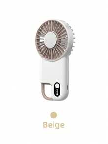 Teckwe Ventilateur de refroidissement portable à main, batterie lithium-ion rechargeable USB 1800 mAh avec longue durée de vie, ventilateur à main à refroidissement rapide, vitesse réglable sur 100 niveaux, conception de haute qualité, convient pour les studios, les bureaux, le camping, la randonnée et les voyages, pour une utilisation intérieure et extérieure - cadeau d'été parfait - multicolore - Voir 10