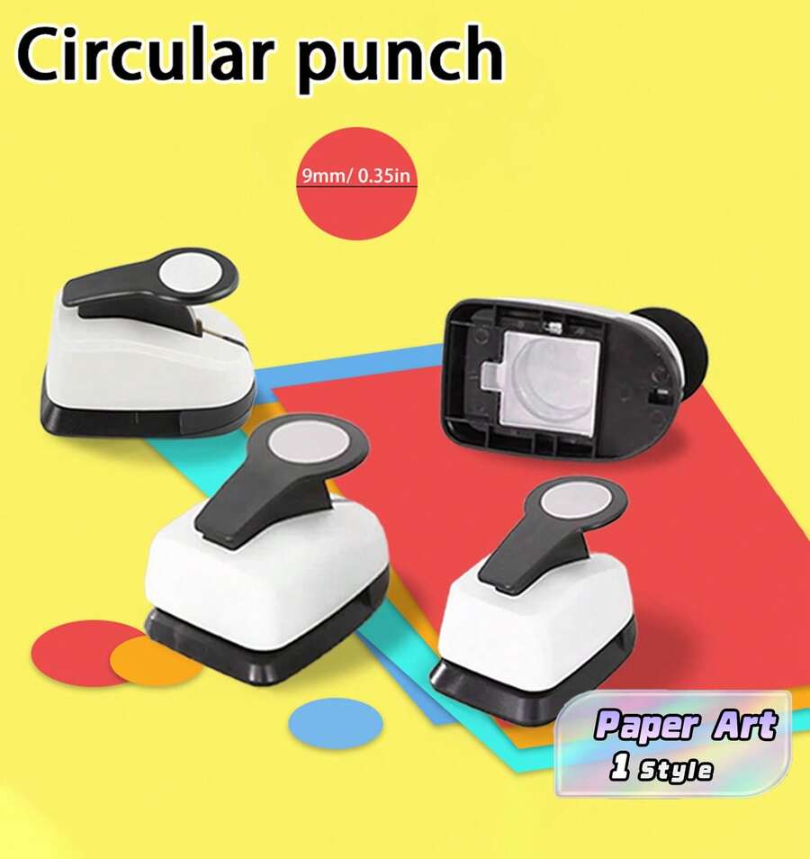 Circular Puncher Cutting Tool Circular Suitable For Paper Art, Card Making, Bookkeeping, And Student Use - 2 Inch 50mm Circle Puncher - View 1