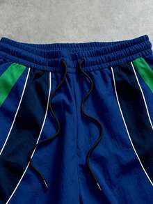 Sport MetroGents Pantalones largos deportivos de bloques de color y patchwork para hombre, gimnasio - Multicolor - Ver 3