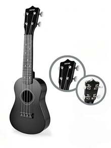 1PC Entry Level Four String Wooden Standard Soprano Ukulele Ideal As A Family Birthday Gift For Music Lovers Preferred Gift - Multicolor - View 4