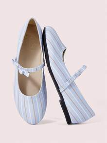 Striped light blue