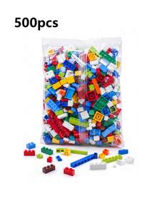 MINKOJA Bulk Small Loose Building Blocks 300-1500PCS, DIY Compatible Bricks, Educational Birthday Gift - Multicolor - View 7